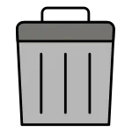 Garbage Can SVG Icon
